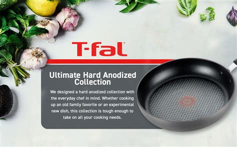 T Fal E91898 Ultimate Hard Anodized Nonstick Thermo Spot Heat Indicator