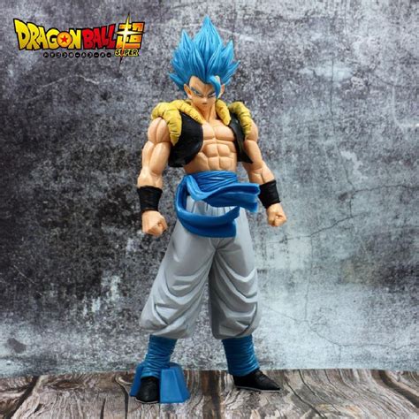 32CM Dragon Ball Z Action Figure Super Blue Gogeta Grandista Ssj4 Anime