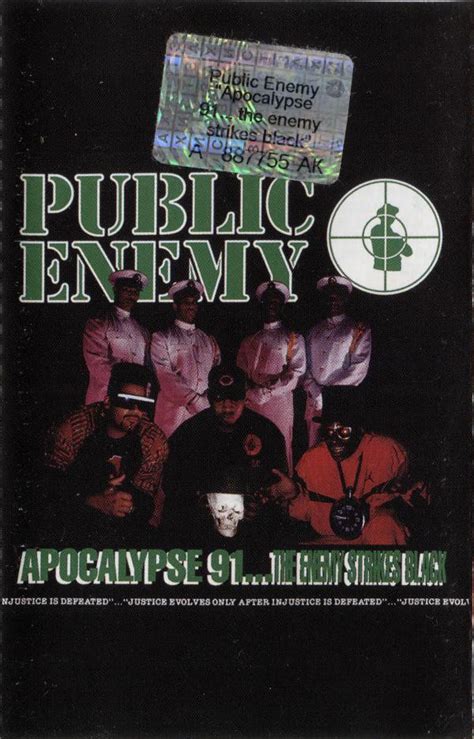 Public Enemy - Apocalypse 91... The Enemy Strikes Black (2003, Cassette ...