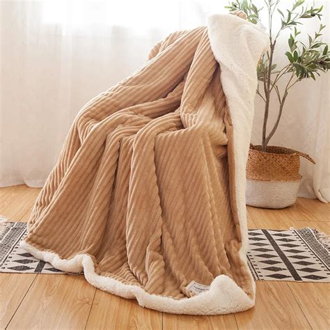 Winter Wool Blanket Ferret Cashmere Blanket Warm Blankets Fleece Super