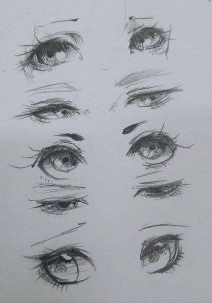 Different Types Of Eye Drawings In Pencil