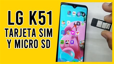 Lg K Como Insertar Tarjeta Sim Y Micro Sd K K K K