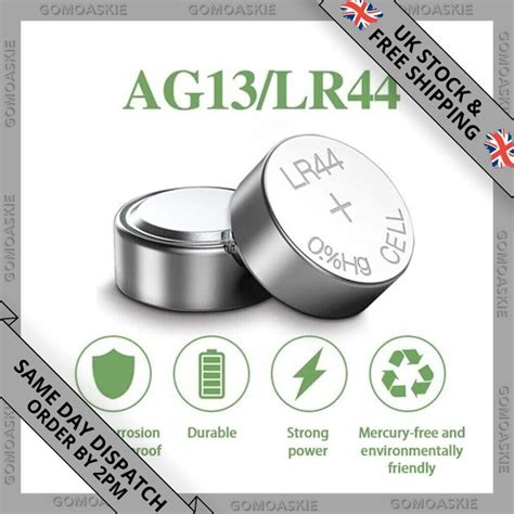 Lr Ag Sr A Battery V Button Coin Cell Fob Batteries