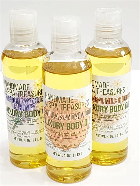 Luxury Body Oil Blend Your Own Scent Spa Treasures