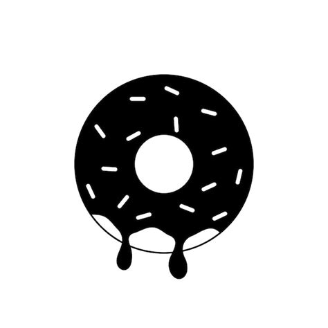 Premium Vector Donut Icon Vector Illustration Isolated On White