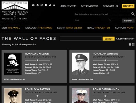 Vietnam ‘Wall of Faces’ project needs photos of five local vets - The ...