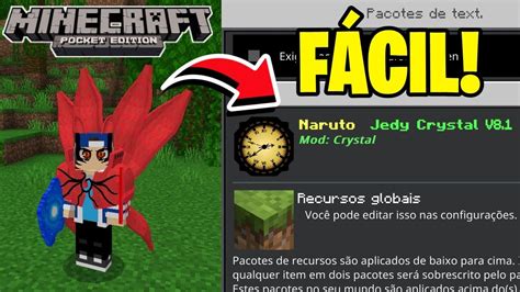 Como Instalar O Addon Mod Do Naruto Jedy Prime V No Minecraft Pe