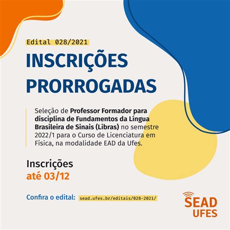 Seleção de Professor Formador na modalidade EAD da Ufes tem inscrições