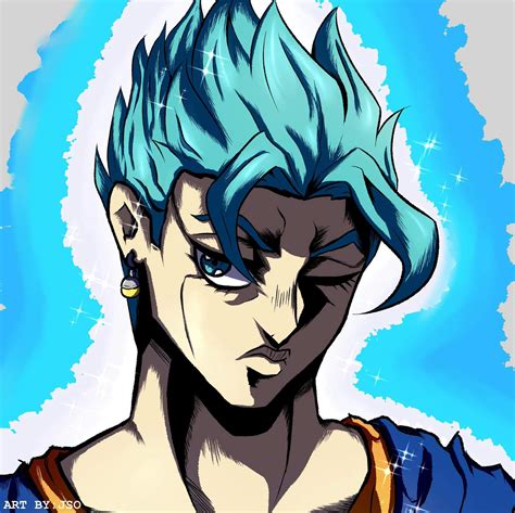 Vegito On Jojo Part 5 Style Jojos Bizarre Community Amino