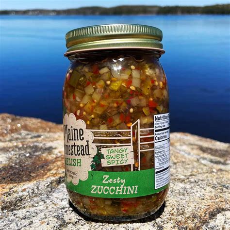 Zesty Zucchini Relish Lisa Maries Made In Maine