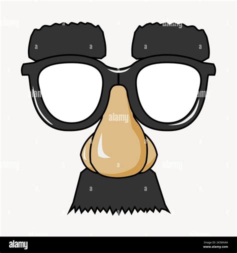 Spy Glasses Costume Clipart Illustration Vector Stock Vector Image And Art Alamy