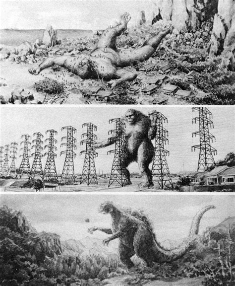 Concept Art For King Kong Vs Godzilla 1962 R Godzilla