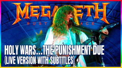 Megadeth Holy Wars The Punishment Due YouTube