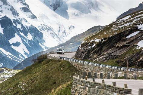 A Drive Headed To The Summit Of Austrias Highest Mountain Pass The