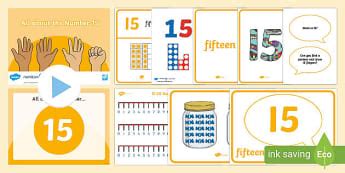 Number 15 - Mathematics - Ages 0-5 - Malta - Twinkl