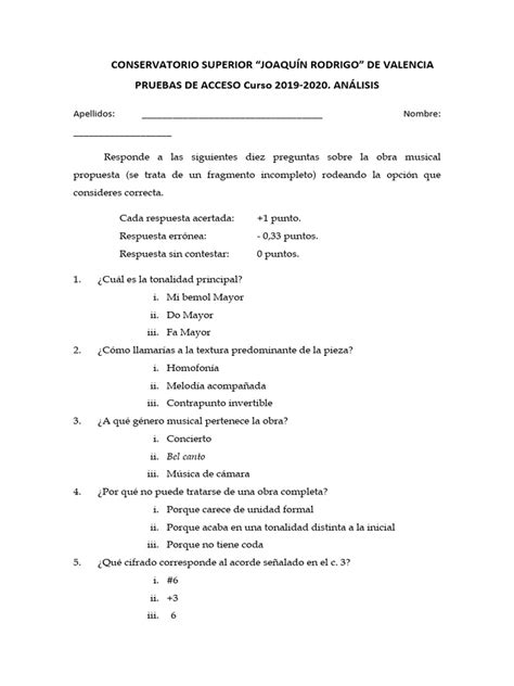 Modelo De Prueba Pdf