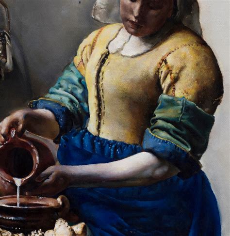 The Milkmaid Johannes Vermeer Master Painting By Victoria Yu