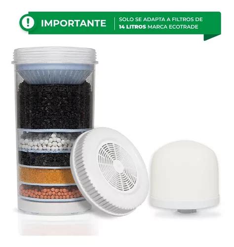 Kit 3 Repuestos Para Filtro Purificador Ecotrade Filters