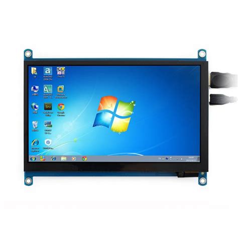 7 Inch HDMI LCD H IPS Kapasitif Dokunmatik Ekran 1024x600 Uygun