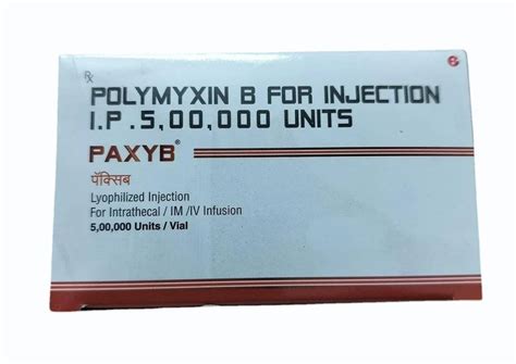 Paxyb Polymyxin B Injection Mg At Rs Box In Nagpur Id