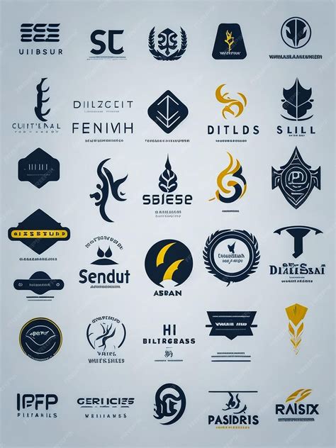 Conjunto de logotipos coleção de ideias de marcas modernas e criativas