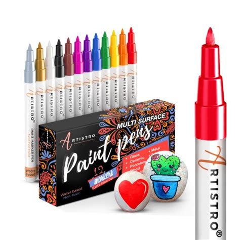 Artistro Cute Pens Extra Fine Tip Acrylic Paint Markers For Etsy