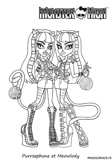 154 Dessins De Coloriage Monster High à Imprimer Sur