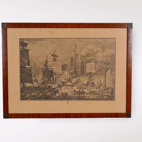 Johan Fredrik Martin Efter J L Deprez Etching Aquatint Art Graphic