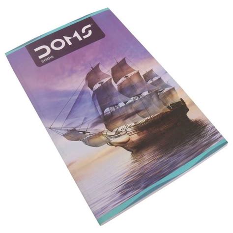 Doms Ships Series Single Line Notebook 228 Pgs Jiomart