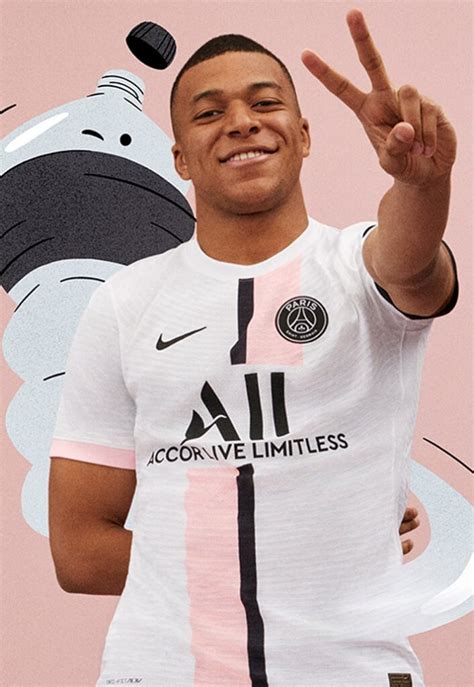 Le maillot extérieur du PSG 2021 2022 dévoilé par Nike