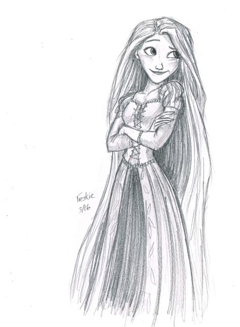 Disney Princess Sketch Rapunzel