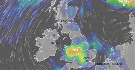 Huge Wall Of Rain And Snow Flurry To Halt UK S Warm