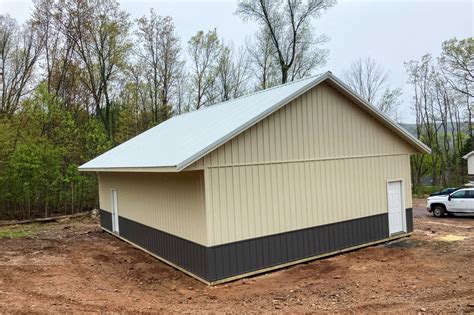 30x40 Pole Barn Garage In Drums Pa Extreme Pole Buildings