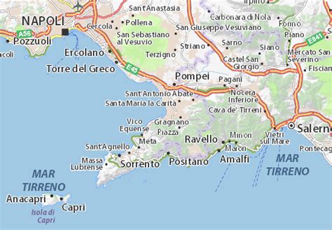 MICHELIN Castellammare di Stabia map - ViaMichelin