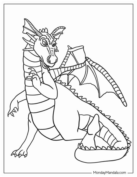 Dragon From Shrek Coloring Pages