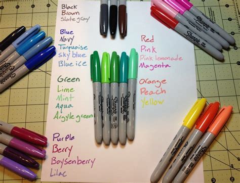 Review – Sharpie Colors Part 5 Reds – Red, Pink, Pink Lemonade, and ...