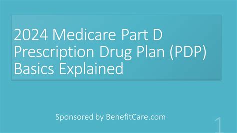 2024 Medicare Prescription Drug Plans Pdps Basics Explained Youtube