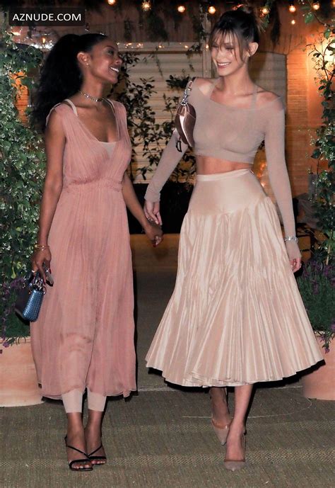 Fanny Bourdette Donon And Bella Hadid At The Dior And Vogue Paris Host