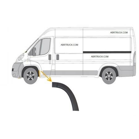 Modanatura Ruota Parafango Porta Ant Sx Fiat Ducato Boxer Jumper Da