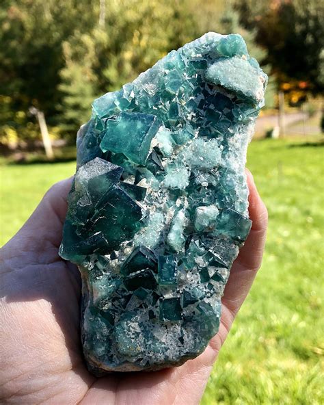 396g Green Cubic Fluorite On White Quartz Crystal Cluster Specimen