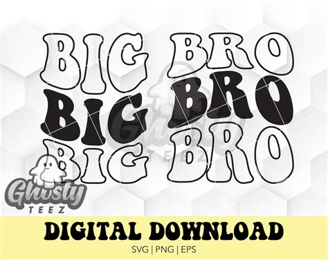 Big Bro Svg Png Big Brother Svg Brother Png Promoted To Etsy