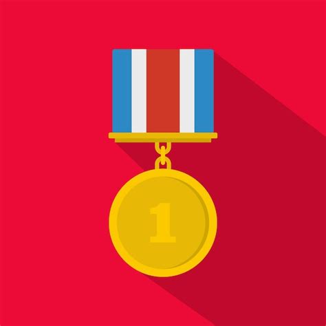 Icono De Medalla Ilustraci N Plana Del Icono De Vector De Medalla Para