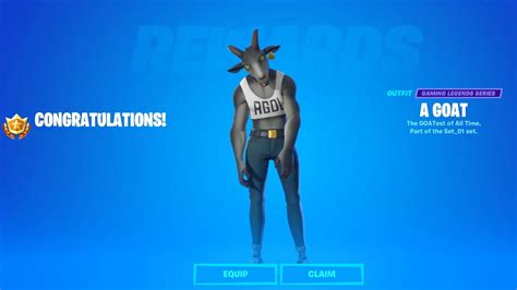 How To Get The Goat Skin Early Fortnite Battle Royale Youtube