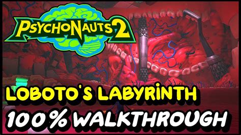 PsychoNauts 2 Loboto S Labyrinth All Collectible Locations YouTube