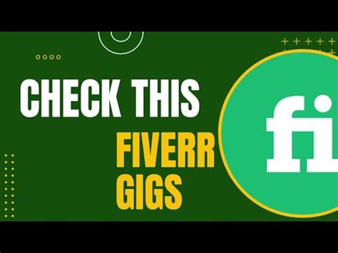 Low Competition Gig On Fiverr Make Money On Fiverr Youtube