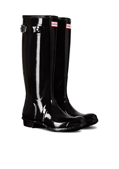 Hunter Womens Original Tall Gloss Rain Boots Belk