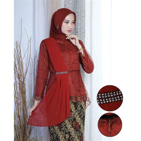 Jual Aurora Slendang Kebaya Selendang Kebaya Modren Kebaya Resepsi