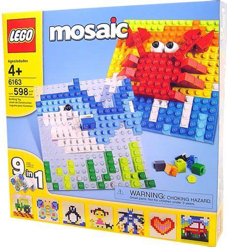 Lego A World Of Lego Mosaics Includes 2 Special 16 X 16 Transparent