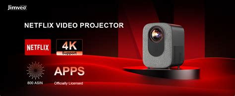 Amazon Netflix Officially Licensed 4K Projector With Wifi