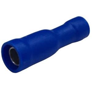 Terminal Pre Isolado Bala Bullet Femea 1 50 2 50 Mm² Azul 100 peças